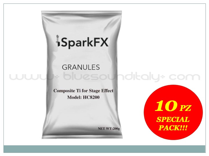 PFX POLVERE GRANULARE PER FONTANE SPAR-K1 | 10 X 200g